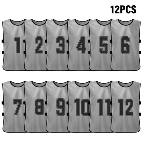 Adults Soccer Pinnies 2 Colors Quick Drying Football Team Jerseys Youth Sports Soccer Team Training Practice Sports Vest