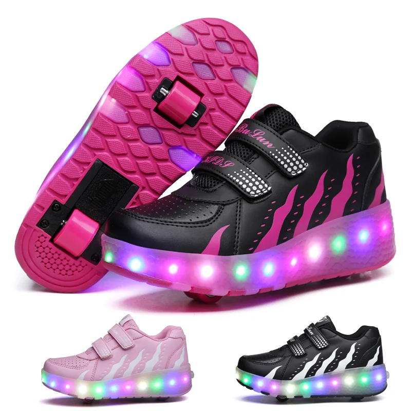 The Latest Children's Roller Skates Outdoor Recreational Sports Shoes Wheel Shoes Skate Shoes