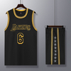 Fan Version Basketball Suit Set Lakers No. 6 James Game Performance Training Jersey New