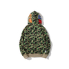 2023 Autumn And Winter Foreign Trade Men And Women's Fashion Brand Shark Head Camouflage Bottom Double Hat Casual Hoodie