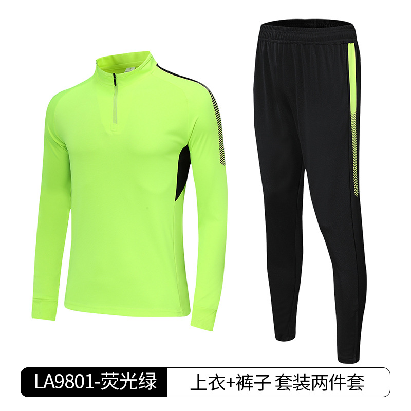 New Children Adult Sports Quick-drying Football Suit Outdoor Male Fitness Coat Hoodie Jersey Female Tide