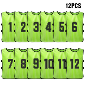 Adults Soccer Pinnies 2 Colors Quick Drying Football Team Jerseys Youth Sports Soccer Team Training Practice Sports Vest