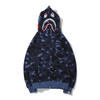 2023 AutumnWinter Men's Casual Shark Camouflage Hoodie Youth Casual Hooded Coat
