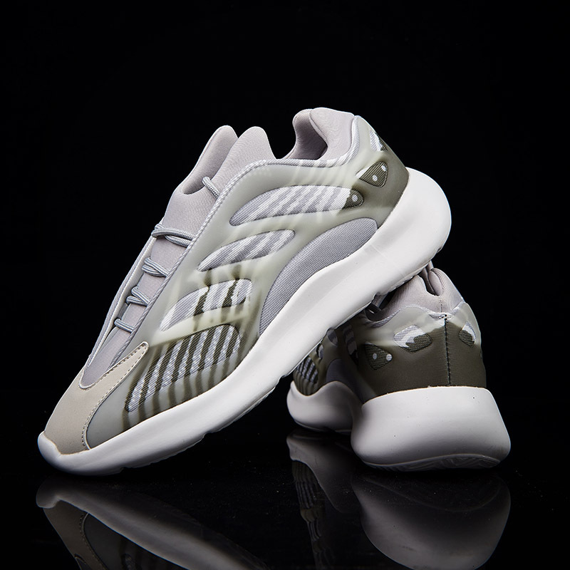 Vintage Skeleton Shoes Glow-in-the-dark Trend Couple Daddy Shoes Sports Wholesale Fashion Shoes