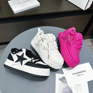 Women's Platform Sneakers Star Design Casual Outdoor Sneakers Tennis Shoes Sneakers