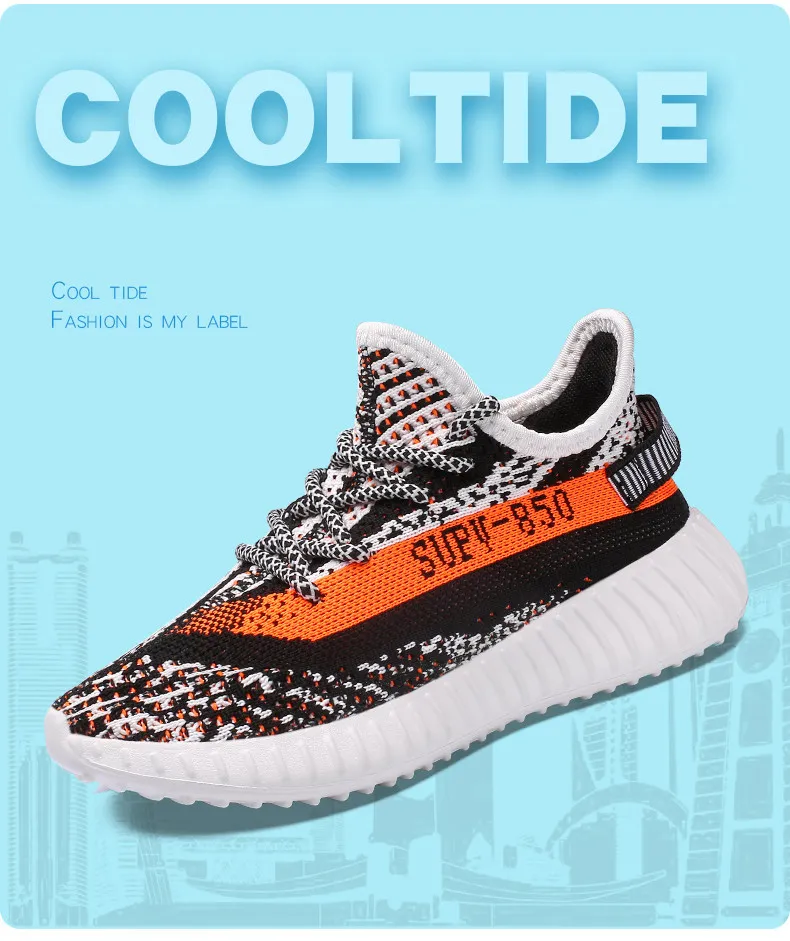 Children Sneakers Shoes Boys Lightweight Breathable Mesh Kids Shoes Soft Sole Casual Outdoor Boys Sports Running Shoes Girls