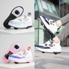 2023 The Latest Usb Rechargeable Roller Skates Glow with Wheels Walking Shoes Roller Skates for Boys And Girls