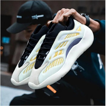 Vintage Skeleton Shoes Glow-in-the-dark Trend Couple Daddy Shoes Sports Wholesale Fashion Shoes
