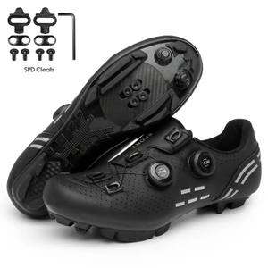 2023 Cycling Sneaker Mtb with Cleats Men Carbon Sports Speed Bike Shoes Women Mountain Racing Flat SPD Road Cycling Footwear