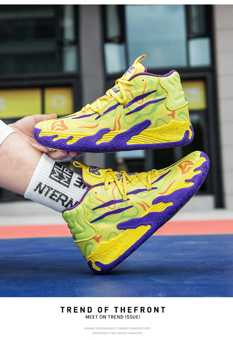 2025 High Quality Mens Basketball Sneakers High-top UltraLight Training Sports Shoes Breathable Cushion Basketball Shoes