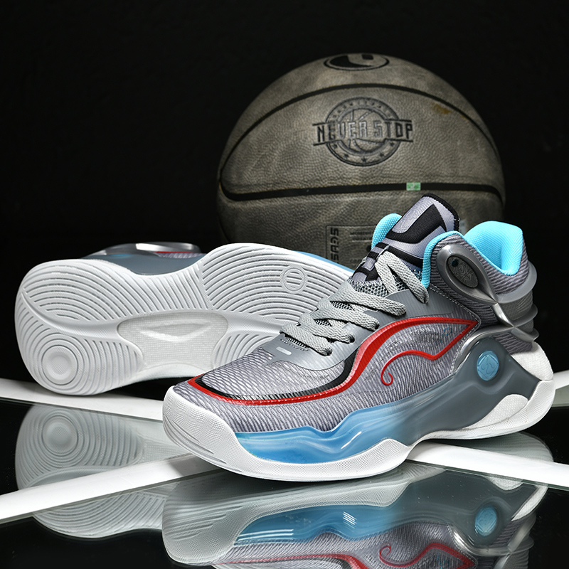 2026 New Winter-Spring Men's Shoes - Basketball Shoes for Teenagers, Practical Shock Absorption, Breathable, Durable, Anti-Slip, Sports Shoes for Students