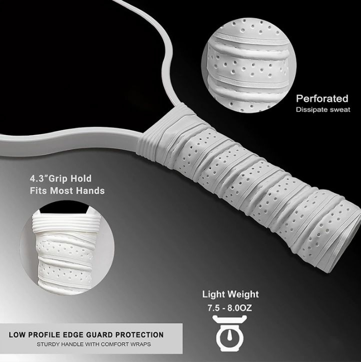 Ultra-lightweight Fiberglass Pickleball Racket Fiberglass Sports Offensive Training Outdoor Pickleball Racket Student Racket