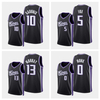 24th Season Kings Team 5# Fox (Foxtrot) Men's Alphanumeric Embroidered Basketball Sportswear, Breathable And Comfortable Basketball Vest, Basketball Game Training Casual Wear, Sports Top, Fashionable 