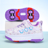 New Four-wheel Freestyle Shoes for Children And Girls Skate Shoes with Breathable Mesh Upper, Featuring Wheels