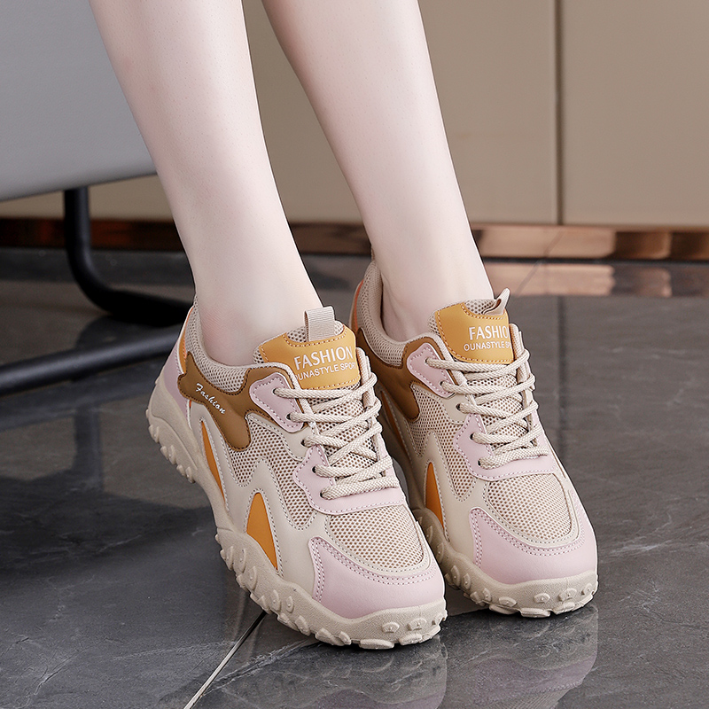 Mesh Breathable Sports Casual Shoes 2026 New Style Flat Sole, Anti-slip, Outdoor Hiking Shoes, Running Shoes