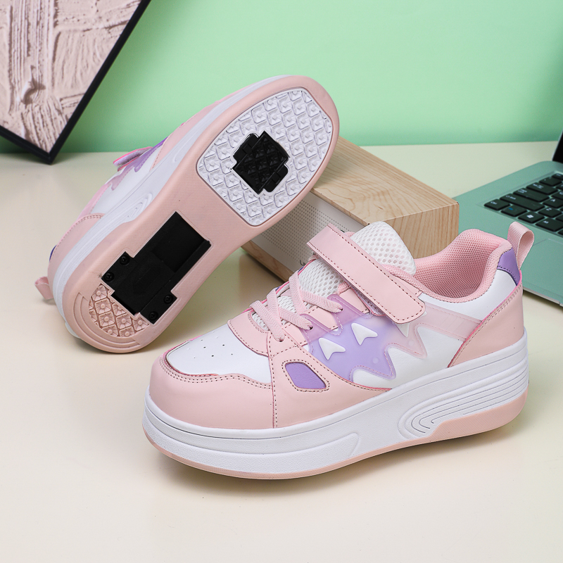 Dabu 789 Double-wheel Walking Shoes, Retractable Roller Skates, And Children's Sports Roller Skates