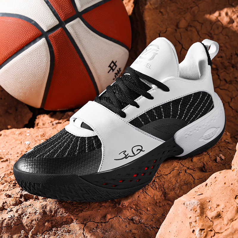 Basketball Shoes for Men And Women Lightweight Shock-absorbing Slip-resistant Durable Wear-resistant Breathable with Mesh Surface And Suitable for Students' Sports Activities