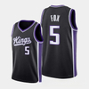 24th Season Kings Team 5# Fox (Foxtrot) Men's Alphanumeric Embroidered Basketball Sportswear, Breathable And Comfortable Basketball Vest, Basketball Game Training Casual Wear, Sports Top, Fashionable 