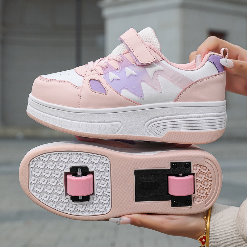 Dabu 789 Double-wheel Walking Shoes, Retractable Roller Skates, And Children's Sports Roller Skates