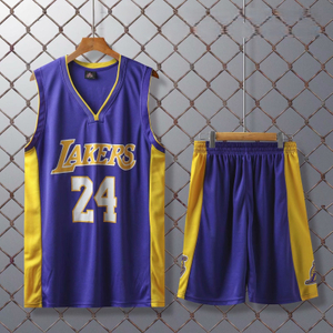 The Lakers' No. 24 Kobe Bryant Jersey And No. 23 Basketball Jersey Set for The Game