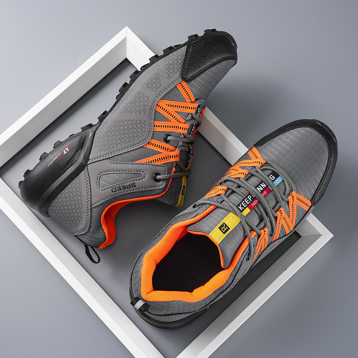 2026 New Model Mesh-Encased Breathable Outdoor Sports And Leisure Shoes - Anti-Slip And Wear-resistant Off-Road Hiking Shoes