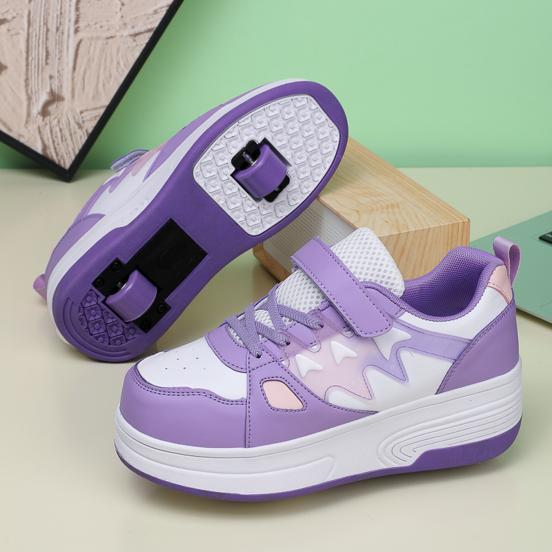 Dabu 789 Double-wheel Walking Shoes, Retractable Roller Skates, And Children's Sports Roller Skates