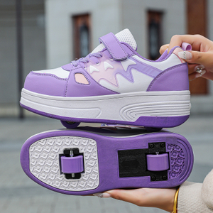 Dabu 789 Double-wheel Walking Shoes, Retractable Roller Skates, And Children's Sports Roller Skates