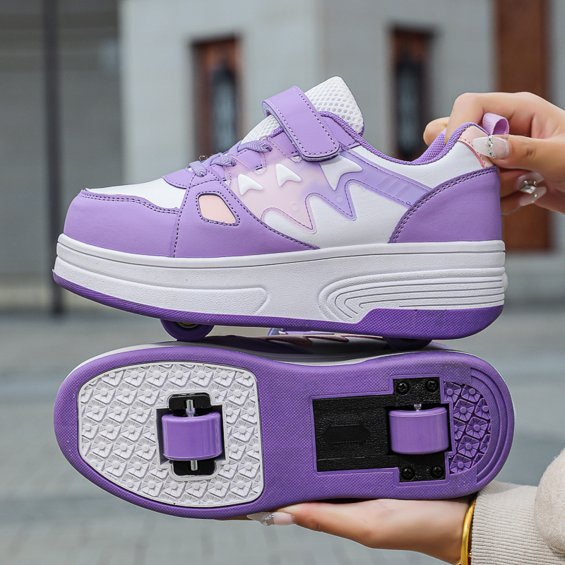 Dabu 789 Double-wheel Walking Shoes, Retractable Roller Skates, And Children's Sports Roller Skates