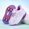 New Four-wheel Freestyle Shoes for Children And Girls Skate Shoes with Breathable Mesh Upper, Featuring Wheels