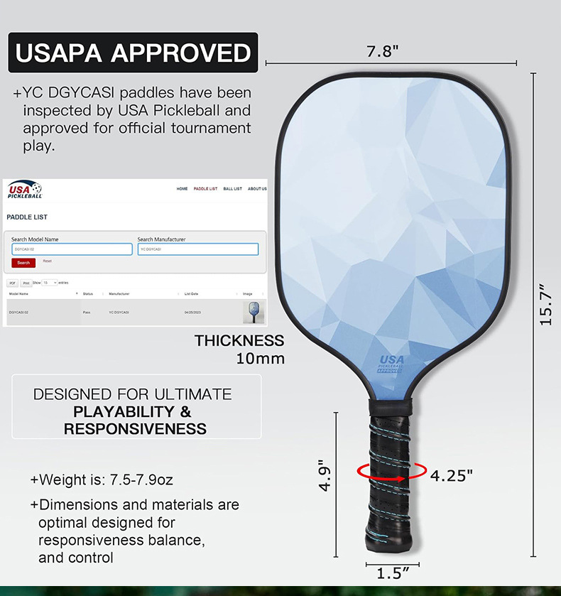 Pickball Racquets - Adult And Children's Sports Professional Grade Pickleball Racquets Set - Complete Outdoor Sports Equipment