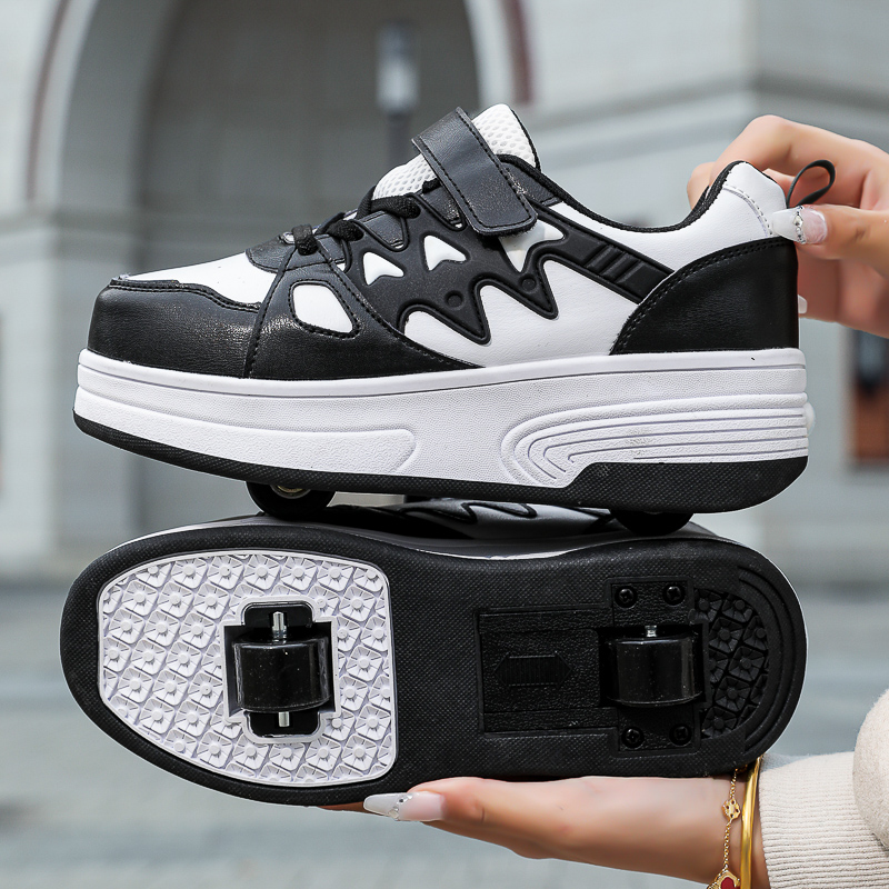 Dabu 789 Double-wheel Walking Shoes, Retractable Roller Skates, And Children's Sports Roller Skates