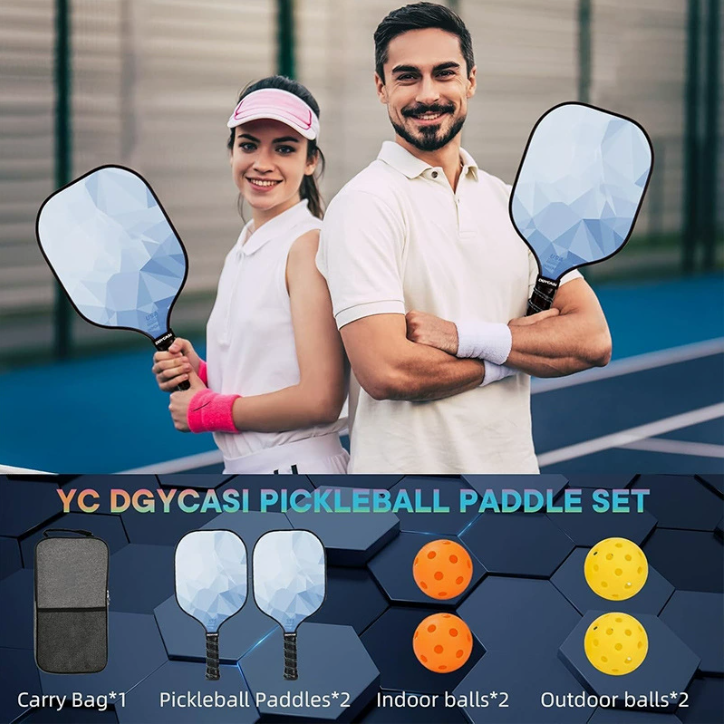 Pickball Racquets - Adult And Children's Sports Professional Grade Pickleball Racquets Set - Complete Outdoor Sports Equipment