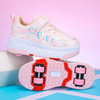 New Four-wheel Freestyle Shoes for Children And Girls Skate Shoes with Breathable Mesh Upper, Featuring Wheels