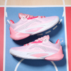 Cherry Blossom Pink Rubber Anti-slip Basketball Shoes for Boys And Girls, Children's Sports Shoes, Wear-resistant Professional Practical Basketball Shoes