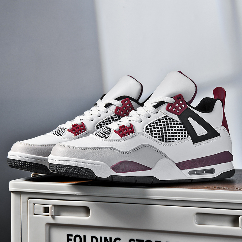 Fashionable Casual Basketball Shoes Laced Outdoor Student Youth Sports Shoes Large Size Spring Summer Autumn Winter Seasonal