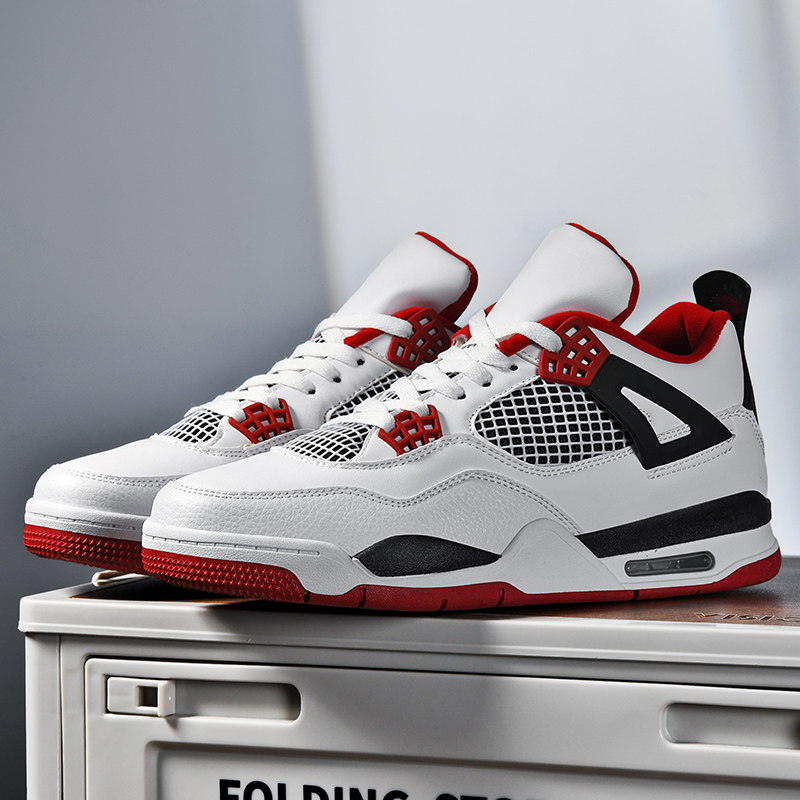 Fashionable Casual Basketball Shoes Laced Outdoor Student Youth Sports Shoes Large Size Spring Summer Autumn Winter Seasonal