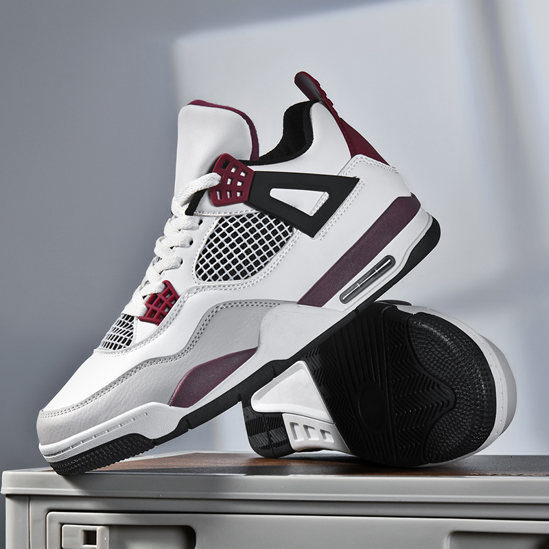 Fashionable Casual Basketball Shoes Laced Outdoor Student Youth Sports Shoes Large Size Spring Summer Autumn Winter Seasonal