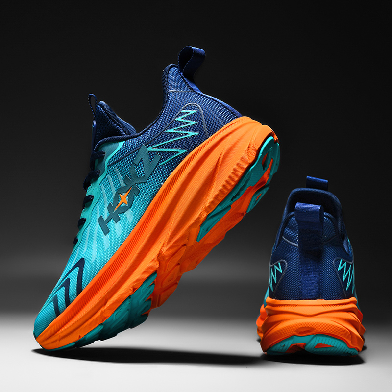 Men Running Shoes Mesh Sneakers Luxury shoes Cushioning Off-road Shoes Breathable Trainer Race Outdoor Couple Non-Slip Fashion