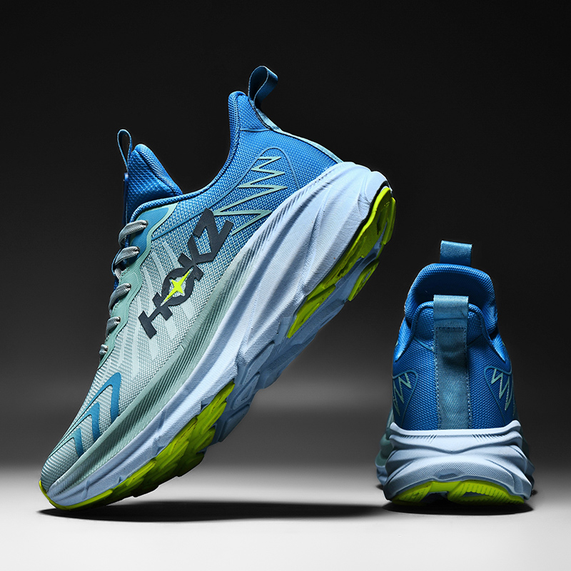 Men Running Shoes Mesh Sneakers Luxury shoes Cushioning Off-road Shoes Breathable Trainer Race Outdoor Couple Non-Slip Fashion