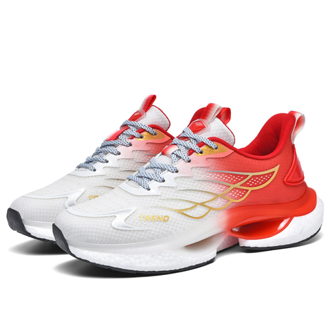  Men's Running Shoes Lightweight Breathable Mesh Slip-On Sneakers Comfortable Shock Absorption Spring Autumn Winter Seasonal Wear 