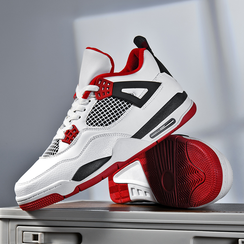 Fashionable Casual Basketball Shoes Laced Outdoor Student Youth Sports Shoes Large Size Spring Summer Autumn Winter Seasonal