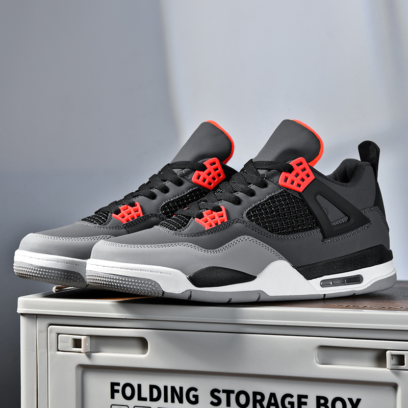 Fashionable Casual Basketball Shoes Laced Outdoor Student Youth Sports Shoes Large Size Spring Summer Autumn Winter Seasonal